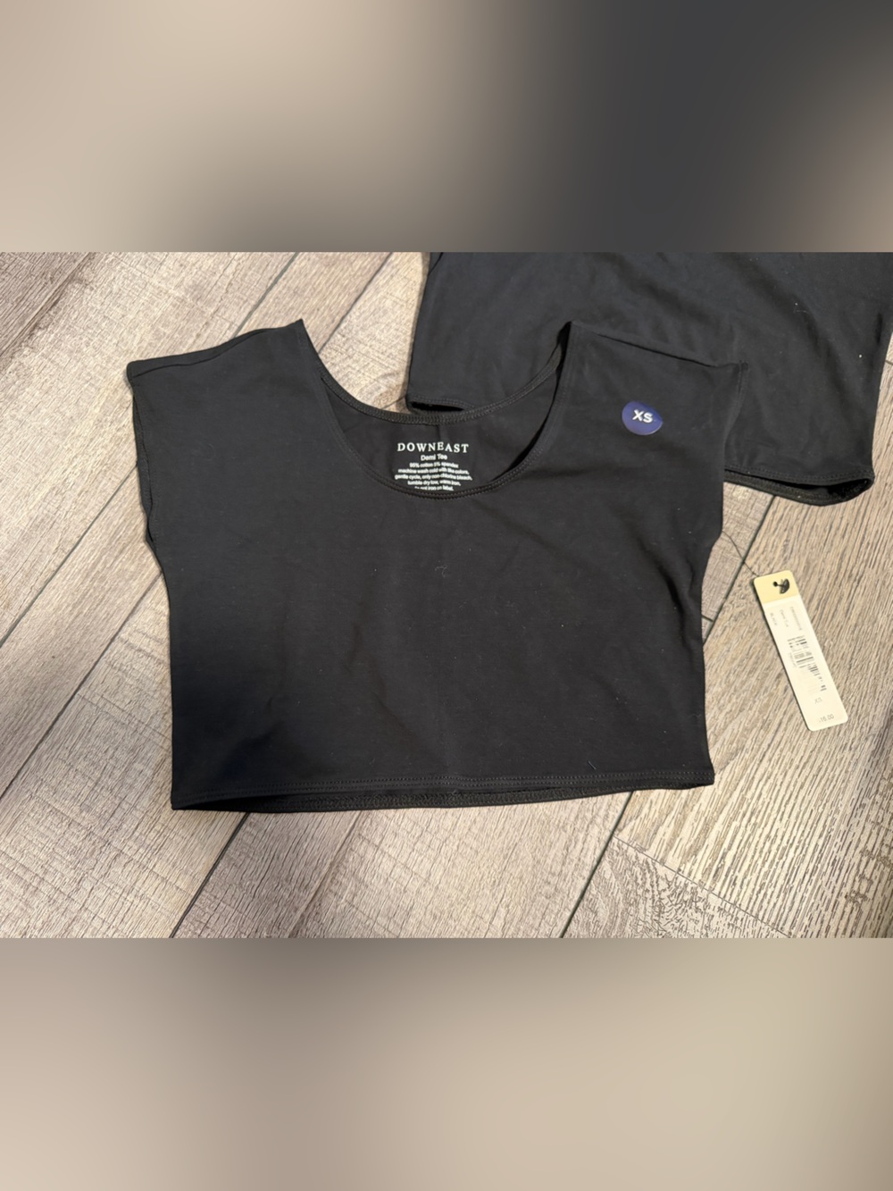 NWT DownEast Demi half tee duo in extra small 
Layering tees cap sleeve - Picture 4 of 6
